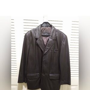 Jones New York Black Leather Jacket